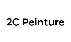 Logo texte 2C Peinture, partenaire nl-renovation à Toulouse, style moderne épuré
