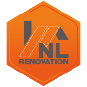 Logo hexagonal nl-renovation, rénovation et construction à Toulouse